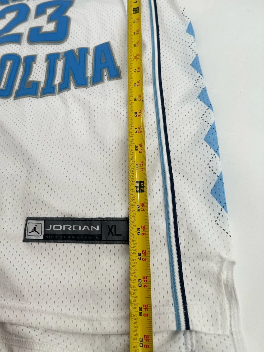 Jordan Michael Jordan North Carolina Basketball Jersey Mens Size XL White #23